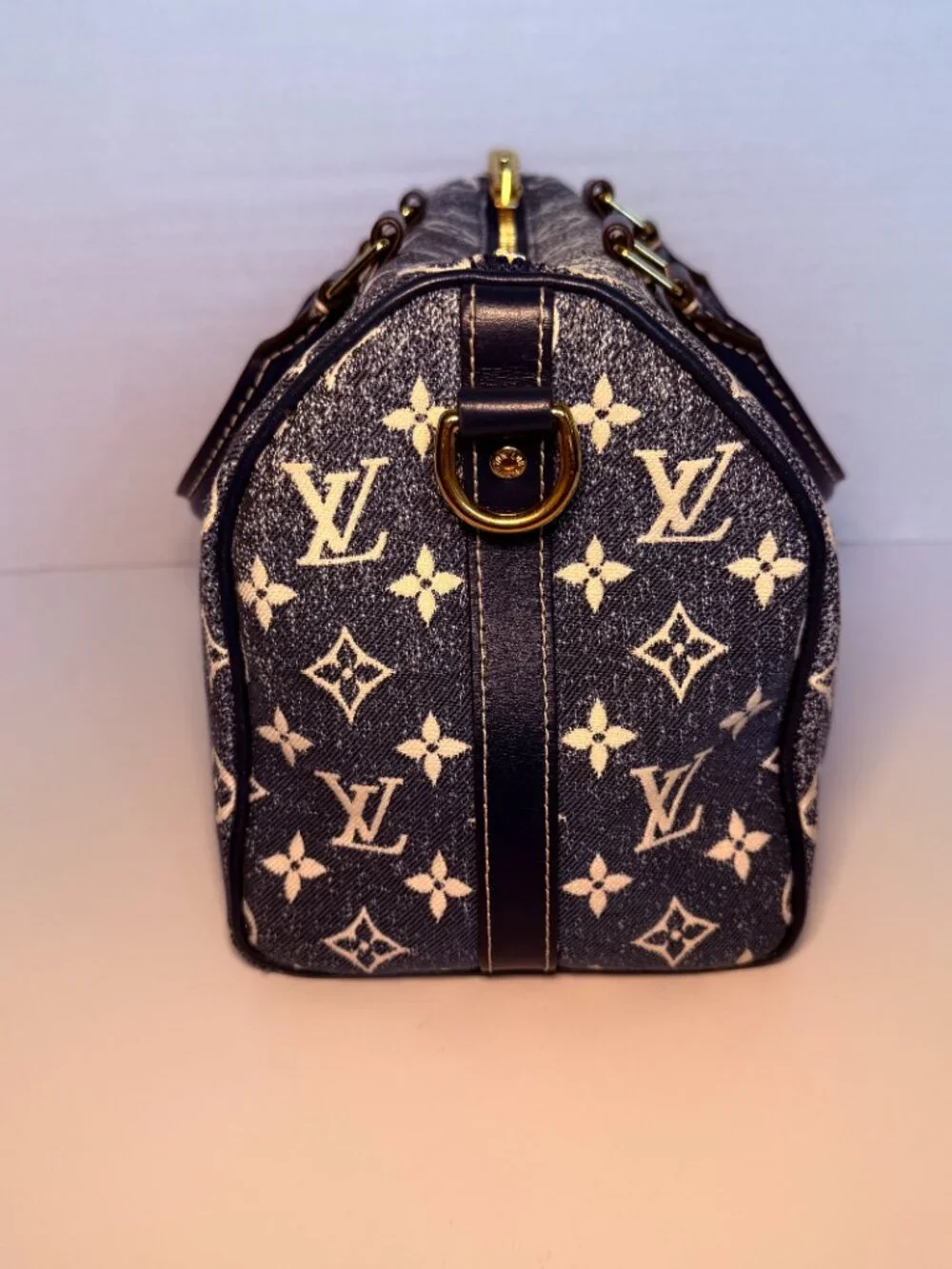 louis vuitton monogram jacquard denim speedy bandoulière 25